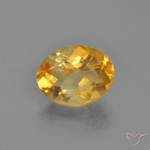 Citrino Laranja Dourado Profundo Natural 2.41ct, oval, VVS-VS