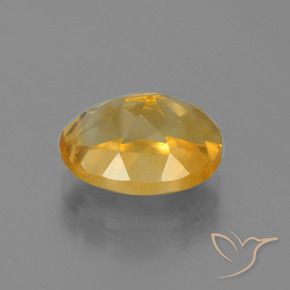 Citrino Laranja Dourado Profundo Natural 3.54ct, oval, VVS-VS