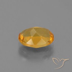 Citrino Laranja Profundo-Ouro Natural 2.11ct, oval, VVS-VS