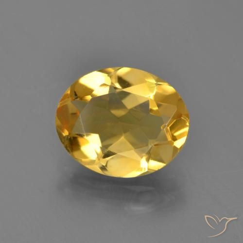 2.76ct Natural Laranja Dourado Profundo Citrino, oval, VVS-VS