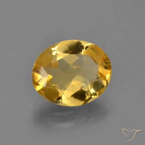 Citrino Laranja Dourado Profundo Natural 2.76ct, oval, VVS-VS