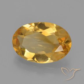 Citrino Laranja Dourado Profundo Natural 2.43ct, oval, VVS-VS