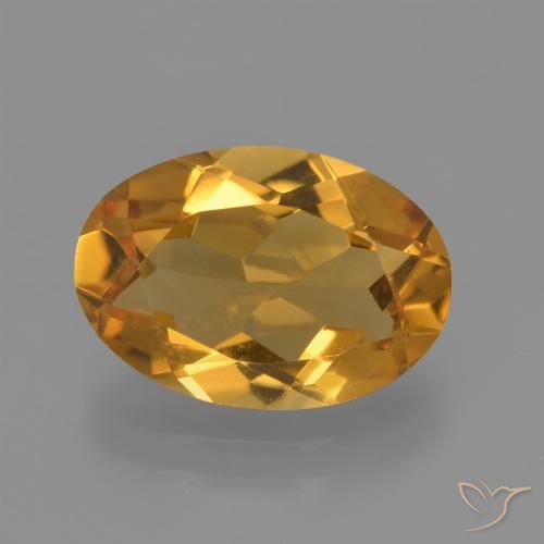 2.51ct Natural Laranja-Ouro Citrino, oval, VVS-VS