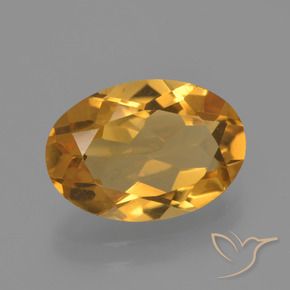 Citrino Laranja-Ouro Natural 2.51ct, oval, VVS-VS