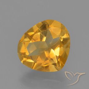 Citrino Laranja-Ouro Natural 1.33ct, Formato de pêra, VVS-VS