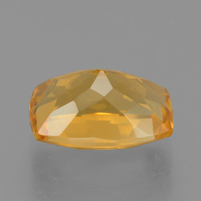 Citrino dourado natural 2,81ct, almofada cortada, VVS-VS