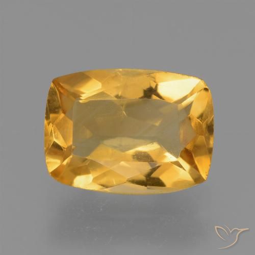 2.20ct Natural Laranja-Ouro Citrino, Almofada, VS-SI
