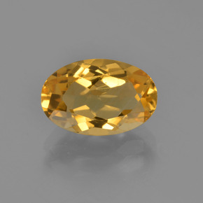 Citrino ouro natural 2,61ct, corte oval, VVS-VS