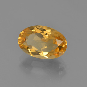 Citrino ouro natural 2,61ct, corte oval, VVS-VS