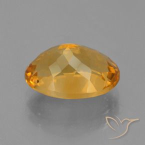 Citrino Laranja-dourado médio-claro Natural 4.75ct, oval, VVS-VS