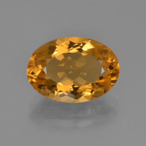 Citrino Ouro Natural 4.68ct, Corte Oval, VVS-VS