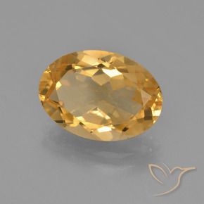 Citrino Laranja-Ouro Natural 4.11ct, oval, VVS-VS