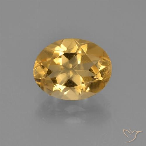 1.90ct Natural Laranja Médio Citrino, oval, VVS-VS