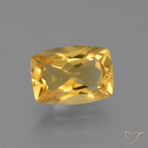 3.12ct Natural ouro brilhante Citrino, Almofada, VS