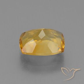 Citrino Dourado Escuro Natural 3.49ct, Almofada, VVS