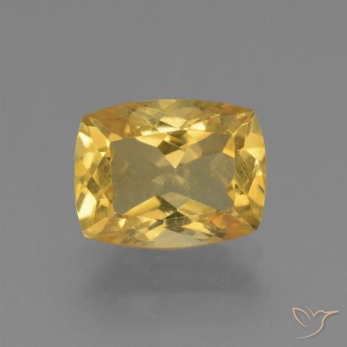 3.72ct Natural Dourado Citrino, Almofada, VVS-VS