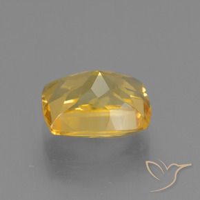 Citrino Dourado Natural 3.72ct, Almofada, VVS-VS