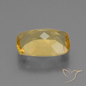 Citrino Dourado Natural 3.63ct, Almofada, VVS-VS