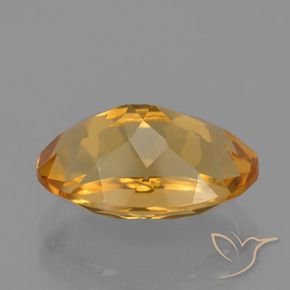 Citrino Dourado Médio-escuro Natural 4.10ct, oval, VVS-VS
