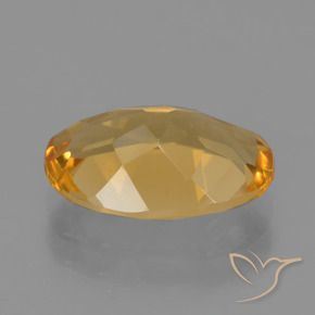 Citrino Laranja Dourado Profundo Natural 2.75ct, oval, VVS-VS