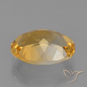 Citrino Laranja Dourado Profundo Natural 3.46ct, oval, VVS-VS