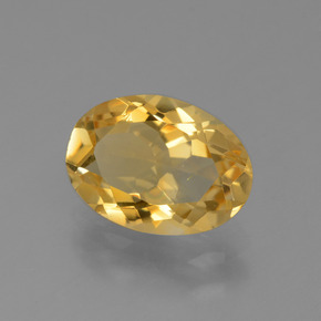 Citrino dourado natural 3,05ct, corte oval, VVS-VS