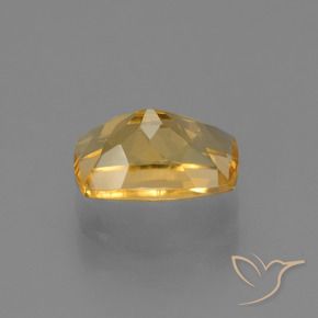 Citrino Dourado Médio-escuro Natural 2.84ct, Almofada, VVS-VS