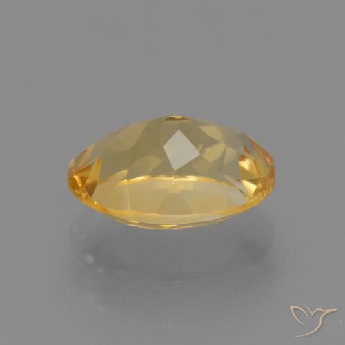 Citrino Dourado Médio-escuro Natural 3.88ct, oval, VVS-VS