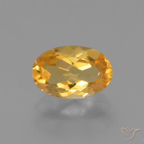 2.42ct Natural Laranja Profundo-Ouro Citrino, oval, VVS-VS