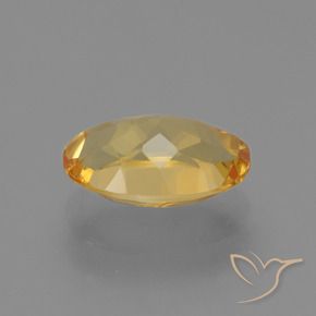 Citrino Dourado Médio-escuro Natural 3.17ct, oval, VVS-VS