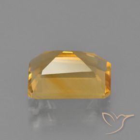 Citrino Dourado Médio-escuro Natural 2.24ct, Corte Octógono / Esmeralda, VVS-VS