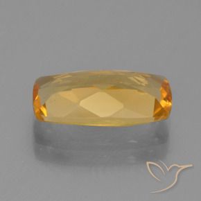 Citrino Laranja escuro-dourado Natural 2.53ct, Almofada, VVS-VS