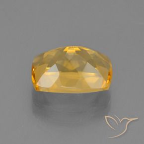 Citrino Laranja escuro-dourado Natural 2.65ct, Almofada, VVS-VS