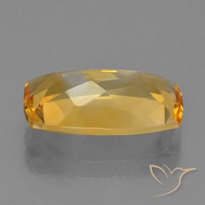 Citrino Laranja-Ouro Natural 3.76ct, Almofada, VVS-VS