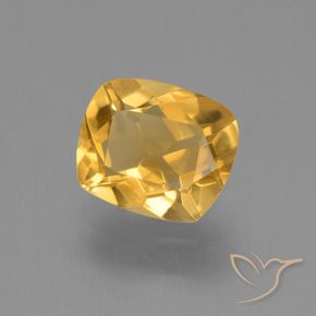 Citrino ouro brilhante Natural 2.02ct, Almofada, VVS-VS
