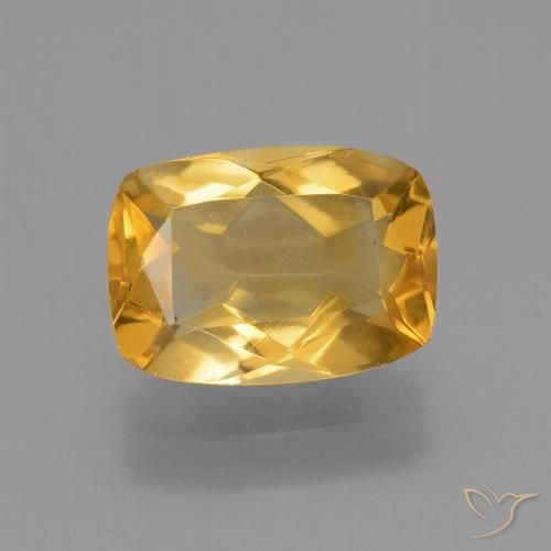 2.77ct Natural ouro brilhante Citrino, Almofada, VS
