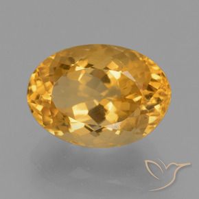 Citrino Laranja-Ouro Natural 4.93ct, oval, VVS-VS