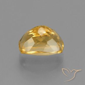 Citrino Laranja-dourado médio-claro Natural 2.53ct, Almofada, VVS-VS