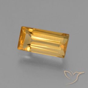 Citrino Laranja-Ouro Natural 1.85ct, baguete, VVS-VS
