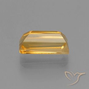 Citrino Laranja-Ouro Natural 1.85ct, baguete, VVS-VS