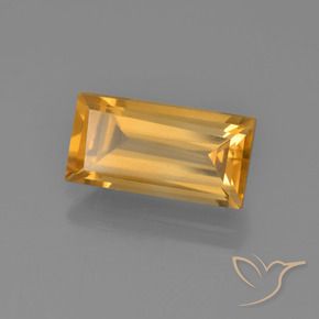 Citrino Laranja-Ouro Natural 2.86ct, baguete, VVS-VS