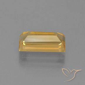 Citrino Laranja Dourada Natural 2.77ct, baguete, VVS-VS