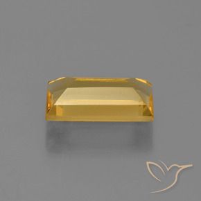 Citrino Dourado médio Natural 2.32ct, baguete, VVS-VS