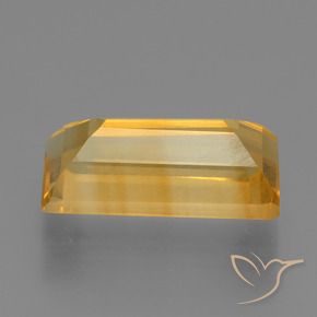 Citrino Laranja-dourado médio-claro Natural 2.50ct, baguete, VS