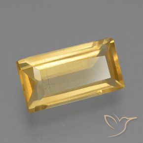 Citrino Ouro Natural 1.40ct, baguete, VS