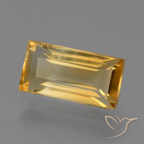 Citrino Laranja-Ouro Natural 1.79ct, baguete, VS
