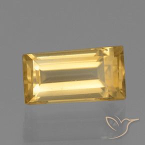 Citrino Ouro Natural 1.90ct, baguete, VS