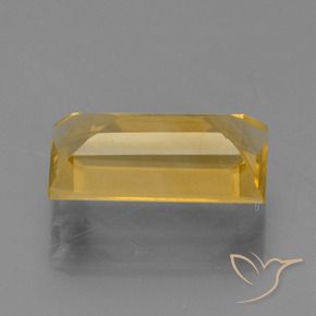 Citrino ouro brilhante Natural 1.49ct, baguete, VVS-VS