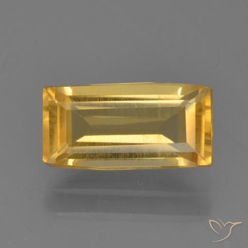1.49ct Natural ouro brilhante Citrino, baguete, VVS-VS