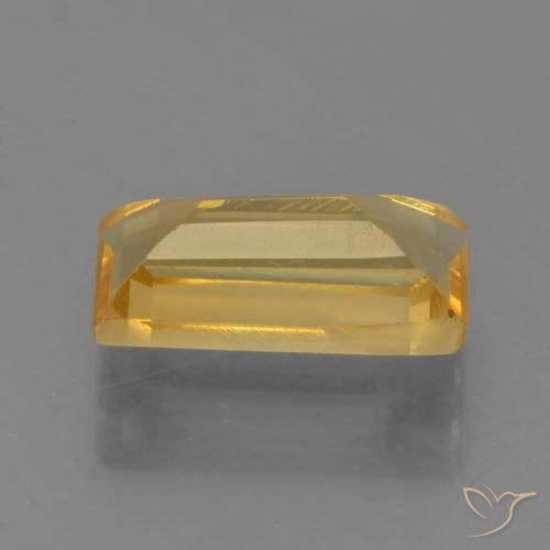 Citrino ouro brilhante Natural 1.49ct, baguete, VVS-VS